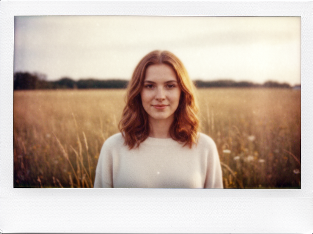 update this picture as it has been shot by a Polaroid